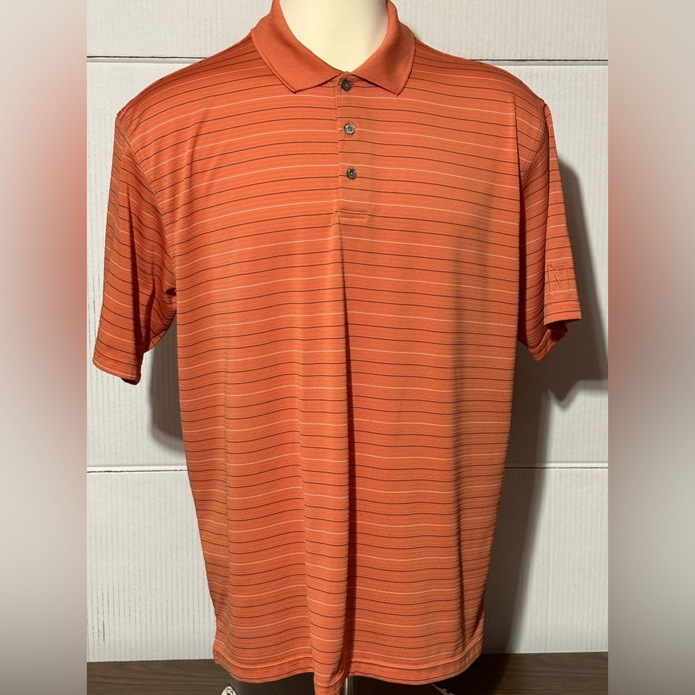PGA. Tour XXL Men's Orange Polo Shirt 31” length 25” p2p